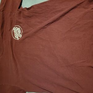 Santa Cruz Skateboards Brown Long Sleeve Tee